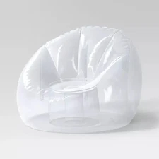 Room Essentials Clear Inflatable Novelty Chair