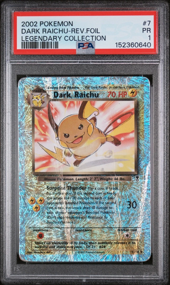 Dark Raichu 7/110 Legendary Collection for sale | eBay