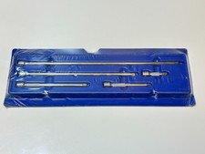 New Cornwell Tools Usa Made E05st 5pc 14 Drive Chrome Knurled Extension Set