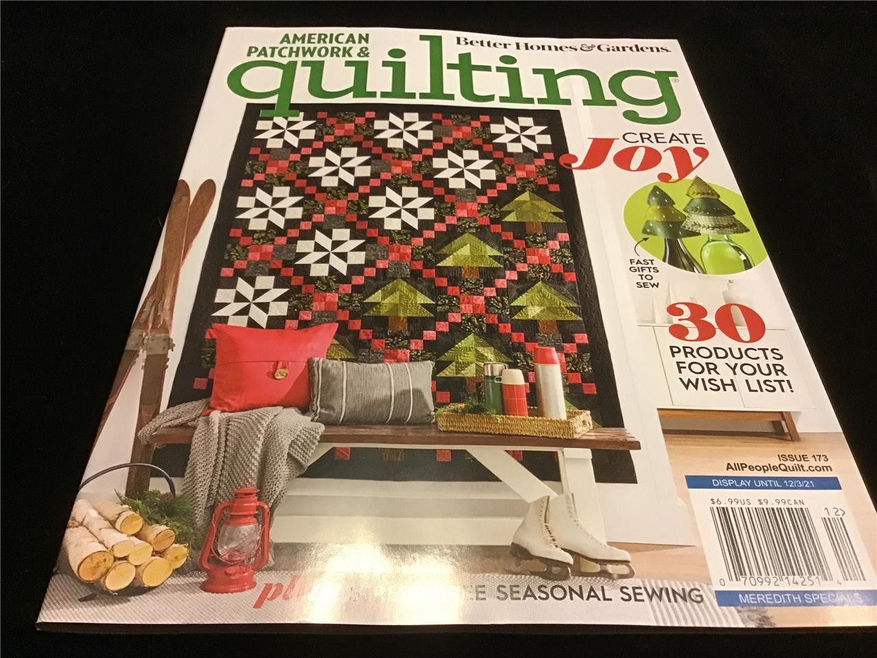 Better Homes Gardens American Patchwork Quilting Create Joy Magazine
