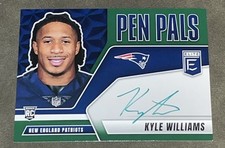 Kyle Williams 2025 Donruss Elite Rookie Pen Pals Auto Green ink SSP #PP-KWI RC!