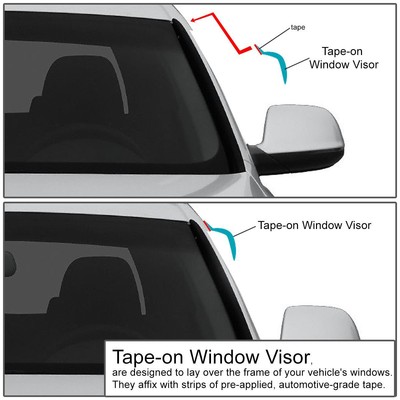 Window Visor Shade Sun Guard Vent Rain And Wind Deflector Compatible With 2018 2023 Nissan Kicks P 56234732