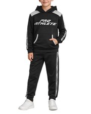 Athlete Boys Sweatsuit Set - 2 Piece Soft Fleece Athletic Pullover Graphic Ho...