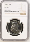 1963 Proof Franklin Half Dollar NGC PF67