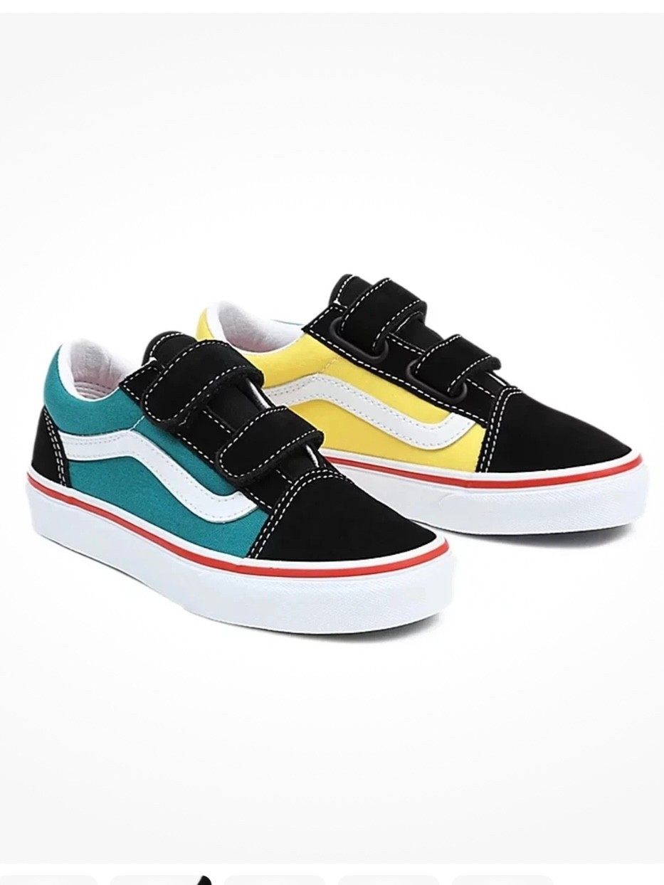 VANS OLD SKOOL V STRAP YOUTH SHOES