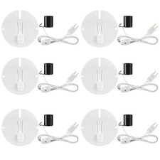 6 Set Blow Mold Light Kit Replacement, E27 E26 Single Light Cord Kit with Switch