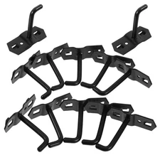 12 Pcs Board Hook Tool Pegboard Hooks Slat Wall Retail Shelf Pegs