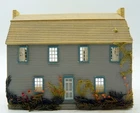 1997 Lucile Neil IGMA Fellow 1:144 Micro Dutch Colonial Dollhouse Electrified