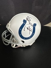 PIERRE GARCON Indianapolis Colts Autographed Mini Helmet including BDS COA #2075