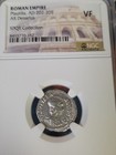 ROMAN EMPIRE COIN. PLAUTILLA AR DENARIUS SILVER NGC HIGH GRADE ANCIENT. — photo 9