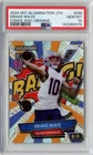 2024 WC Comix Drake Maye BANG! ORANGE CROSSHATCH Rookie RC #'D 8/18 PSA 10