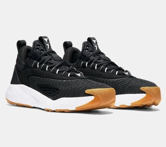 Under Armour Project Rock 7 Black White Gum for sale | eBay