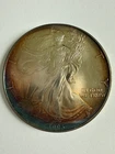 1993 1 oz Silver American Eagle (Brilliant Uncirculated) Toning Beautiful