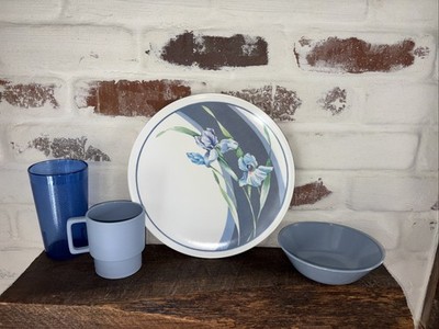 VTG Texas-Ware Designer Dinnerware Set-Plates Bowls Cups Mugs 16 Piece In Box