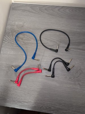 Lot Of 6 Guitar Patch Cables
