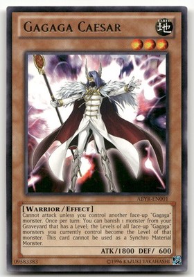 Gagaga Caesar #ABYR-EN001 (LP) Abyss Rising ABYR YuGiOh