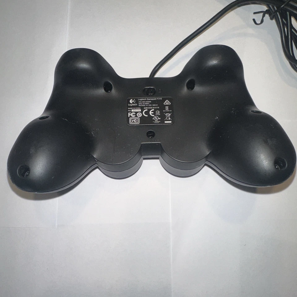 Logitech F310 Logitech Gamepad USB Controlador con cable para PC Foto 3 de 4