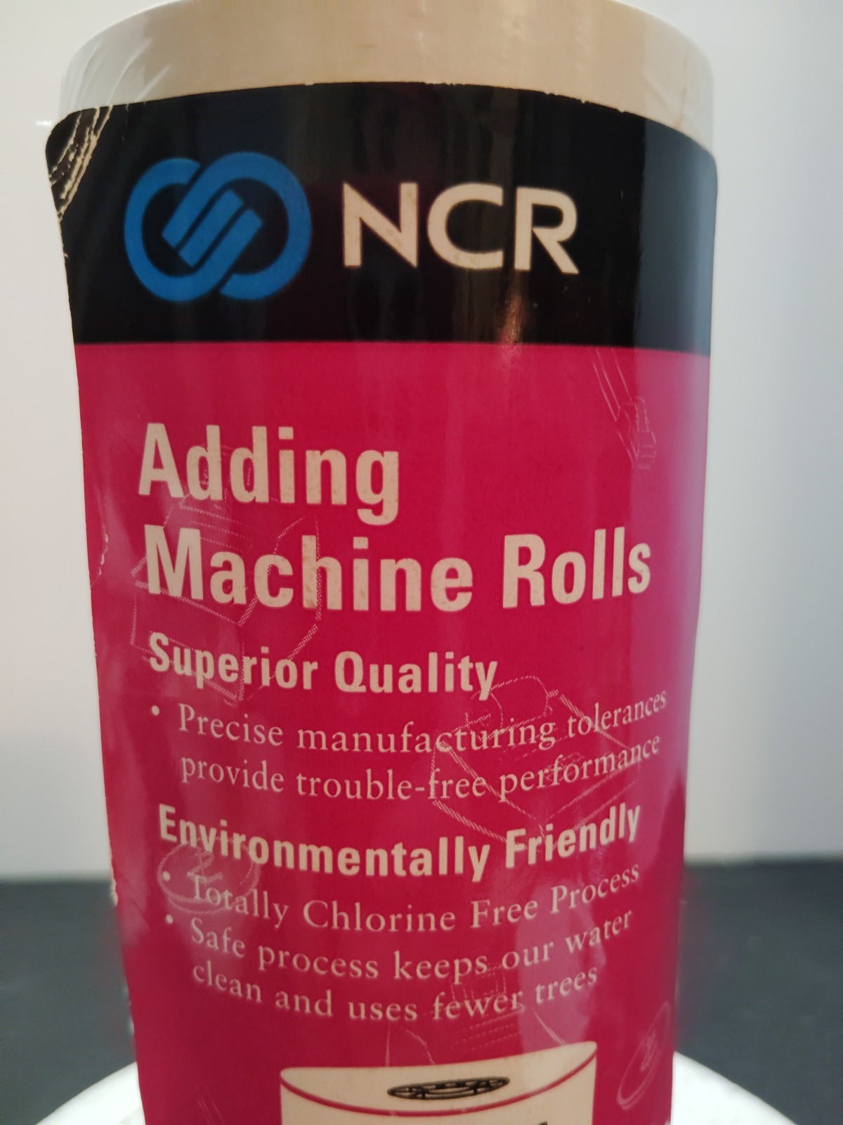 3 NCR Paper Rolls 2 1/4 X 130 57mm X 40m Calculator Adding Cash Register NIP