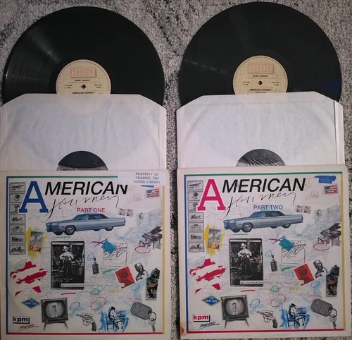 American Journey- Part One & Part Two VINYL LPs (1985) UK Pressings, Original NM