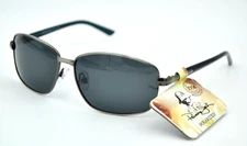 Panama Jack PJ POL 17 GUN Gunmetal W/ Blue tortoise POLARIZED Sunglasses 100% UV