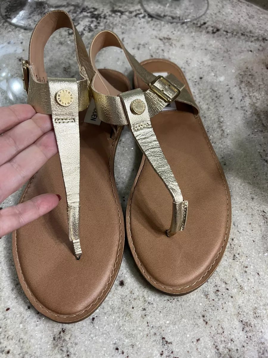 Gold summer shop shoes