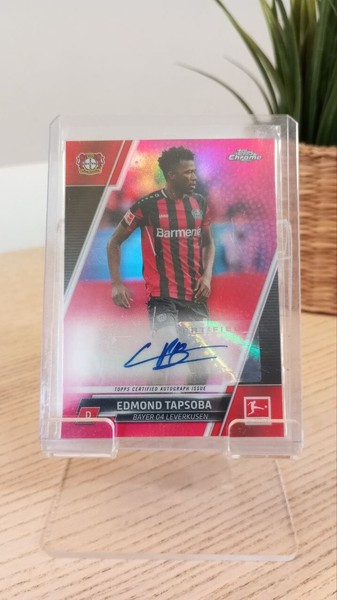 Auto Edmond Tapsoba Topps Chrome Bundesliga 2021/22