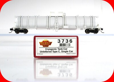 N Scale ****CRYOGENIC**** Tank Car - Broadway Limited 3736 - *Excellent Details!