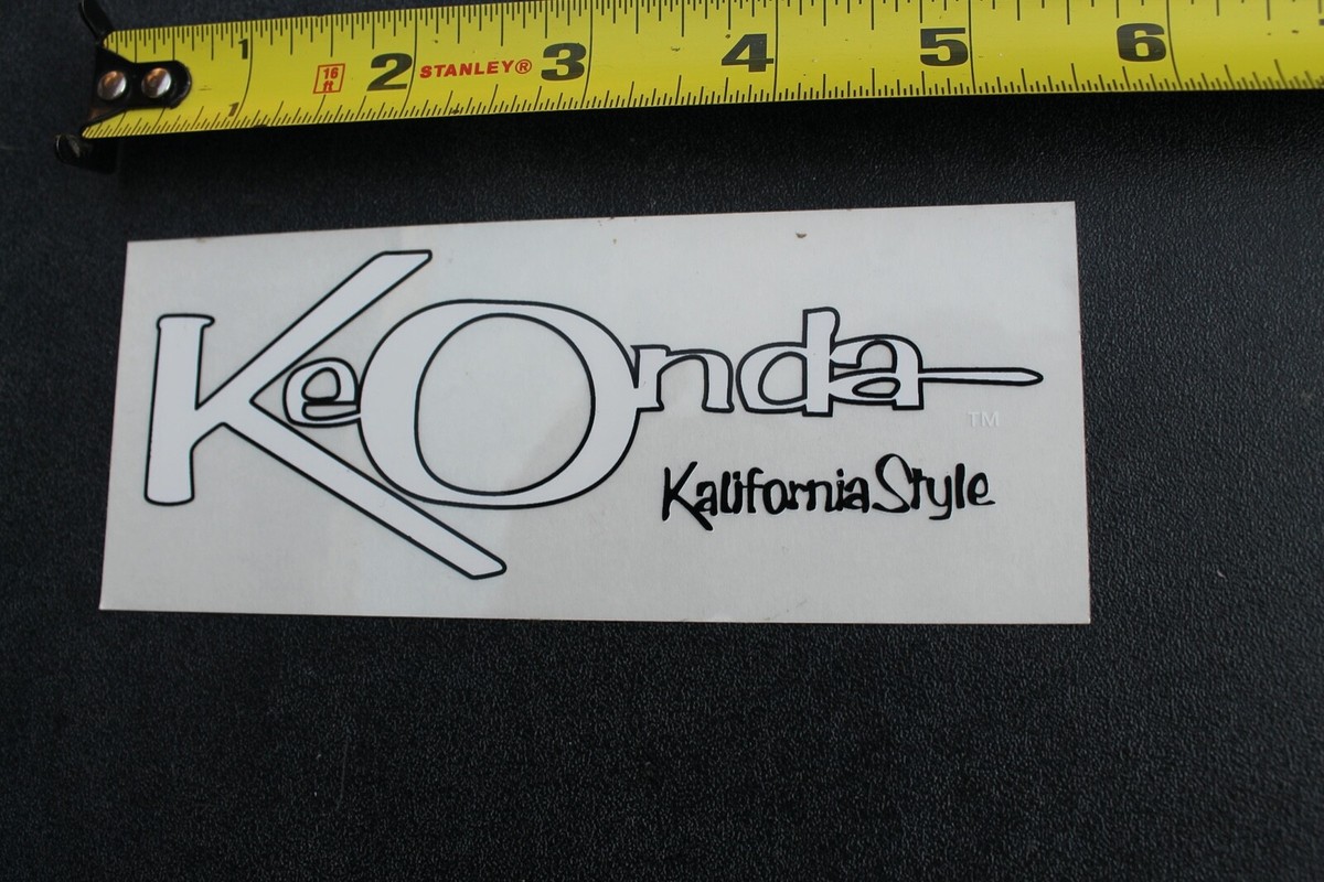 Keonda California Style White Clear Rare Aloha Vibe V26B Vintage