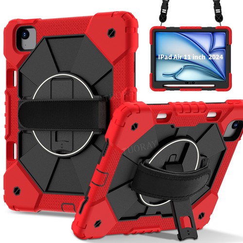 Shockproof Stand Case Cover For iPad 10.9 10th Pro 11 13 2024 10.2" 8 7 6 Air 6 - Picture 5 of 118