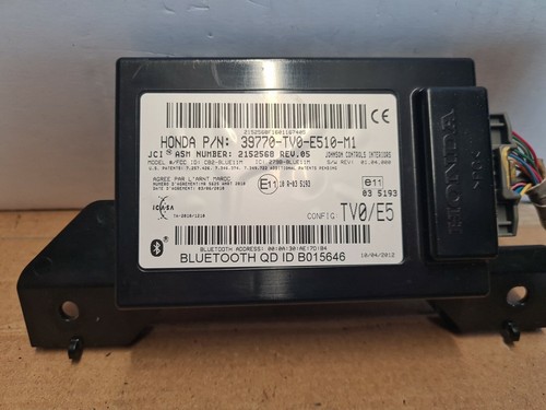 HONDA CIVIC MK9 BLUETOOTH STEUERGERÄT EINHEIT ECU 39770-TV0-E510-M1 2012