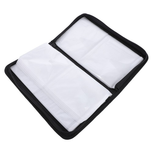 Small Item Storage Portable Album Box Zipper Disc Wallet Disc Case - Afbeelding 12 van 12
