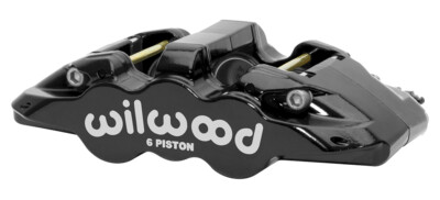Wilwood 120-14444 Aero6-DS Radialer Bremssattel Rechts 6 Kolben Schwarz