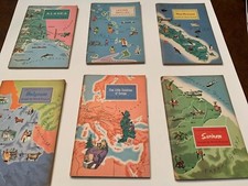 American Geographical Society Around the World Programs-Lot of 8-softcover VG 