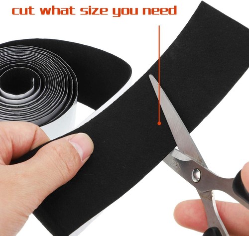 2 Pack Felt Strips with Adhesive Backing Black Felt Strips Self Adhesive Felt - Picture 6 of 7