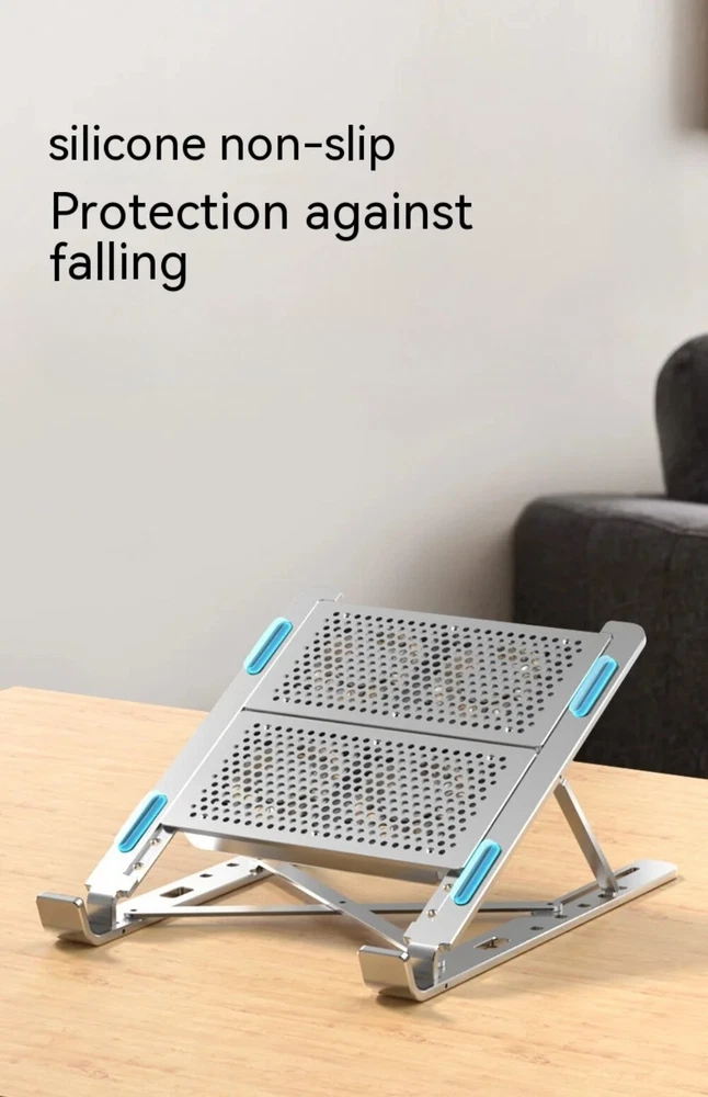 Laptop Stand with cooling fan Foldable lift Notebook holder aluminum alloy with