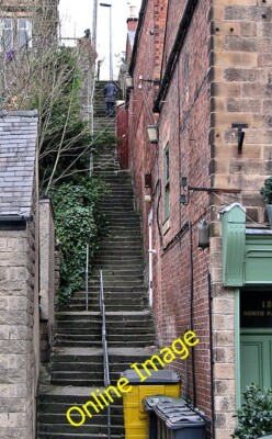 Foto 6x4 Matlock Bath: die Stufen hinauf Ein steiler Flug von der Nordparade nach c2011