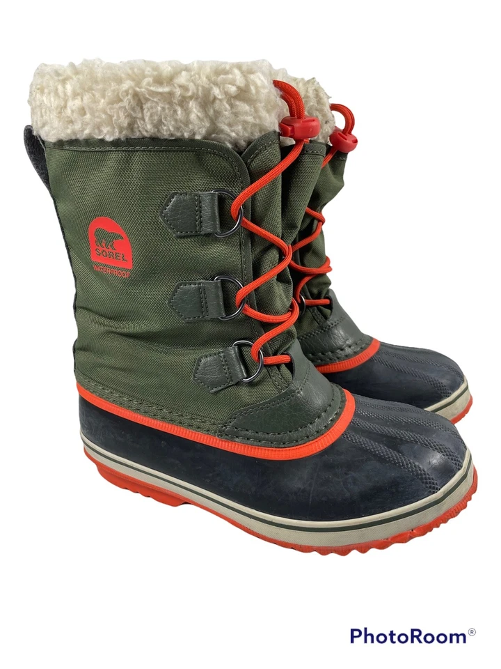 🔥 Sorel Yoot Pac NY1879 347 • Botas de invierno impermeables • Jóvenes niños talla 5 Foto 3 de 4