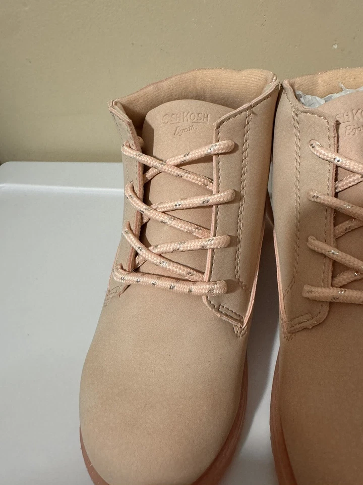 OshKosh B'Gosh Girls Judi Fashion Boot Light Pink Sz 12T NWOB - Image 2 of 4