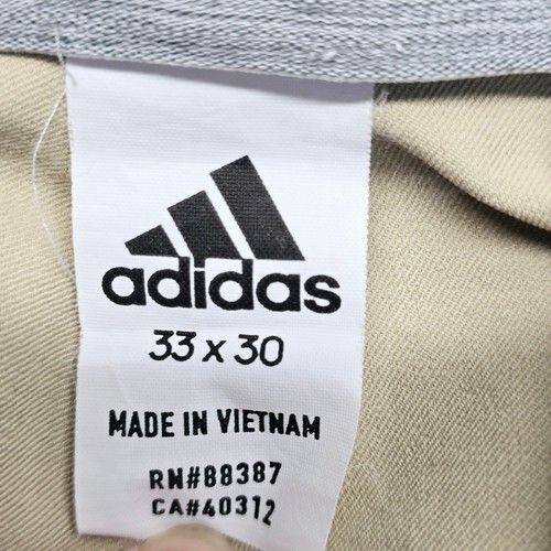 Adidas Golf Pants Men's 33x30 Lightweight Performance Beige Classic Athleisure - Picture 3 of 13