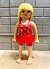 Playmobil character woman dancer beach dress film 94 for custom rare vintage