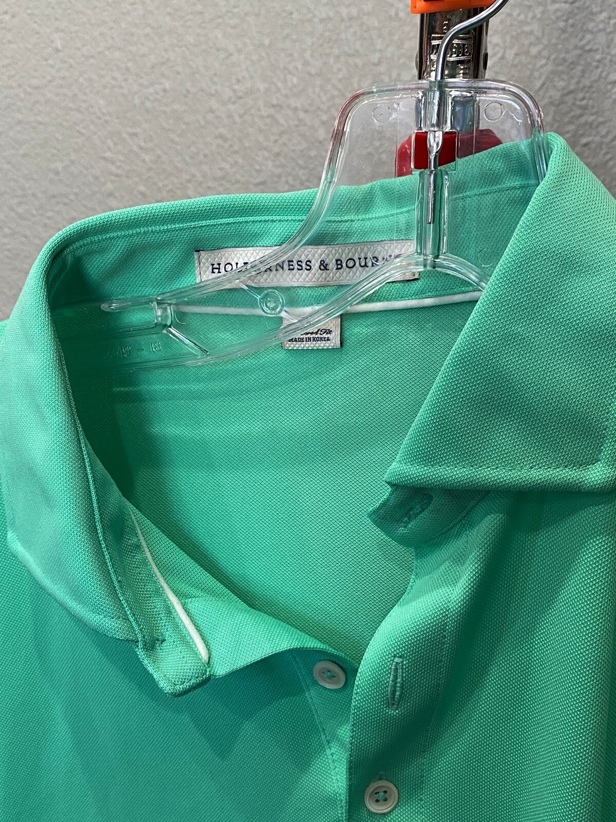 MINT Holderness & Borne Solid Mint Green Poly POL… - image 4