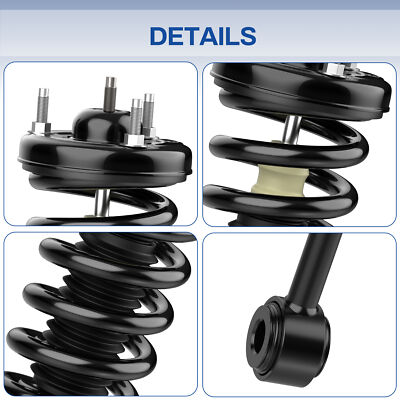 4x4 ONLY-Complete Front Left Right Strut Shock Coil Spring Assembly Replacement For 2004-2008 Ford F-150 2006-2008 Lincoln Mark LT -171361, Struts - Canada - View #11