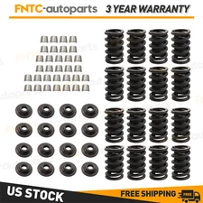 Valve Springs Kit Fit For Chevrolet SBC 327 350 400 w/ Steel Retainers Locks New