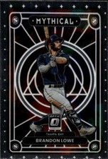 2022 Donruss Optic Brandon Lowe #MTH-16 Mythical Tampa Bay Rays 13C