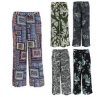 FIL Women's Culottes Resort Pants Wide Leg Ankle Length Harem Trouser Boho