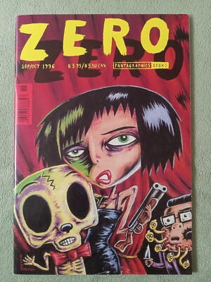 ZERO ZERO 12 FANTAGRAPHICS BOOKS 1996 ALTERNATIVE COMIC DANIEL CLOWES BACK COVER