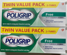 Super Poligrip Zinc Free Denture and Partials...