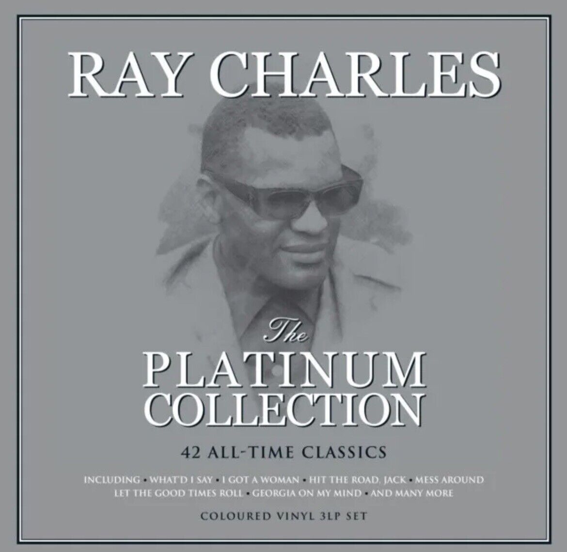 *NEW* RAY CHARLES - THE PLATINUM COLLECTION (3 LP WHITE VINYL, 2019) SEALED!!