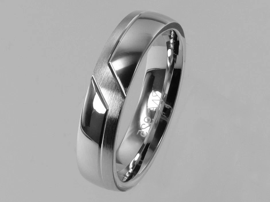 Moderno Anello Uomo 925 Argento Dell'Amicizia Prova di Appannamento Donna - Immagine 2 di 3