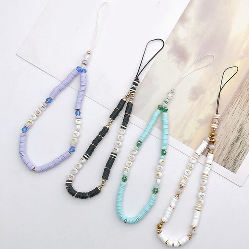 4 Pcs Handy Kette Schlüsselband Mit Telefonanhänger Dekoratives Telefonseil - Zdjęcie 9 z 12
